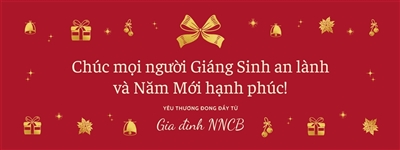 NNCB CHÚC GIÁNG SINH AN LÀNH