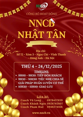 TRUNG TÂM HUẤN LUYỆN CƠ THỂ NNCB NHẬT TÂN ĐÔNG ANH ĐI VÀO HOẠT ĐỘNG 